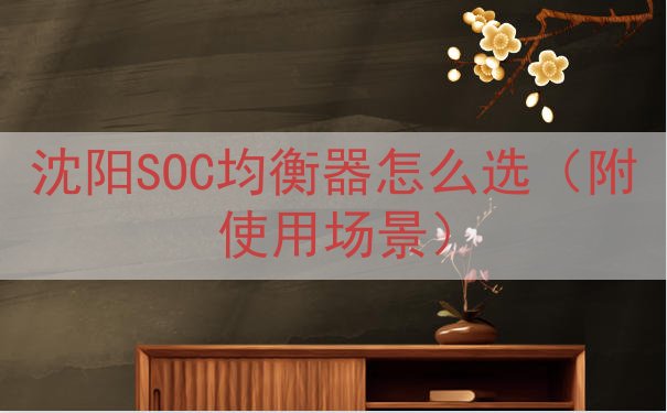 沈阳SOC均衡器怎么选（附使用场景）